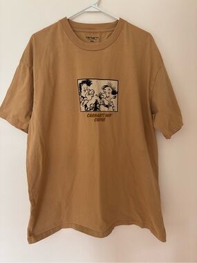 Carhartt WIP Coffee Comic Graphic Tee - Brown